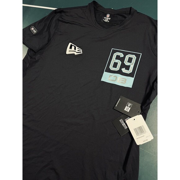 NWT New Era NFL Player Authentic Combine Performance T-Shirt LARGE 69 DB *RARE* - Picture 1 of 8